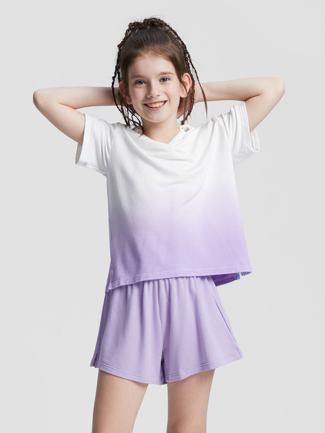 Dip-Dyed Lounge Tees **Lavender**