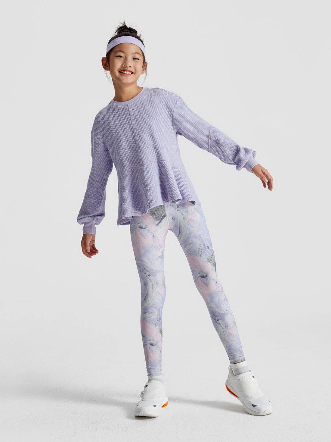 Cotton Wave Crewneck Sweater **Cosmic Sky**