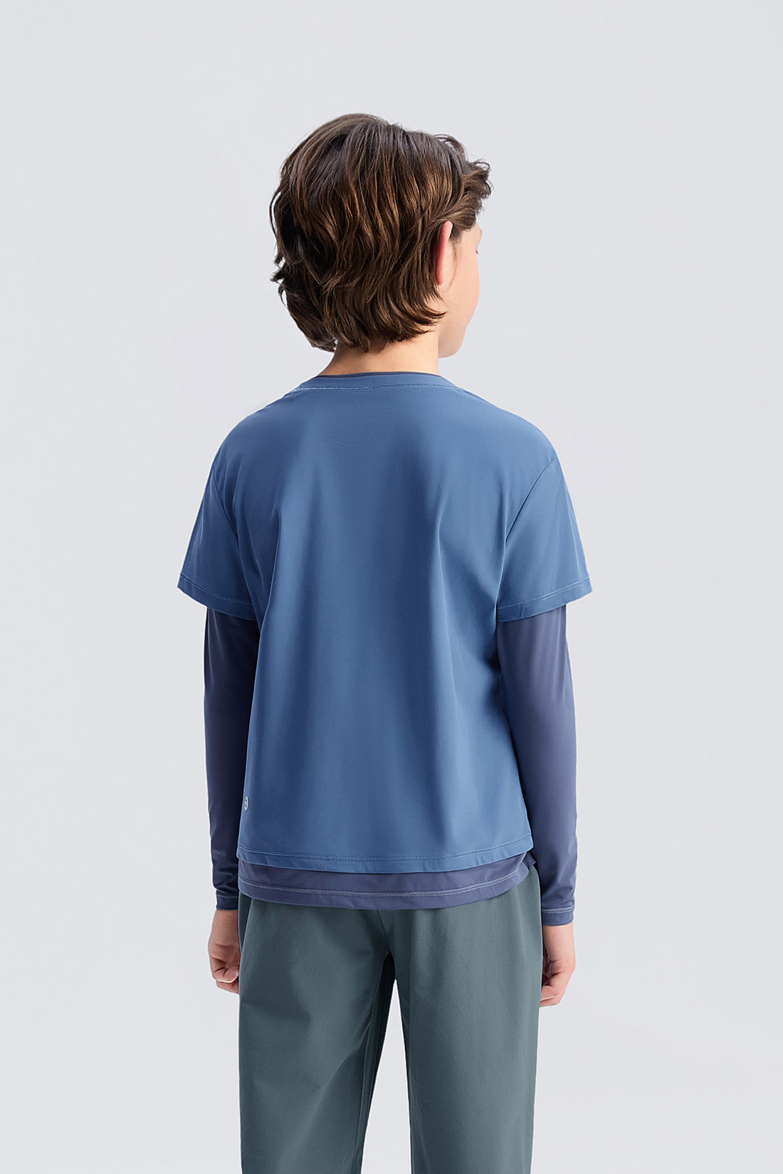 2-in-1 Long Sleeves Tee **Atlantic**