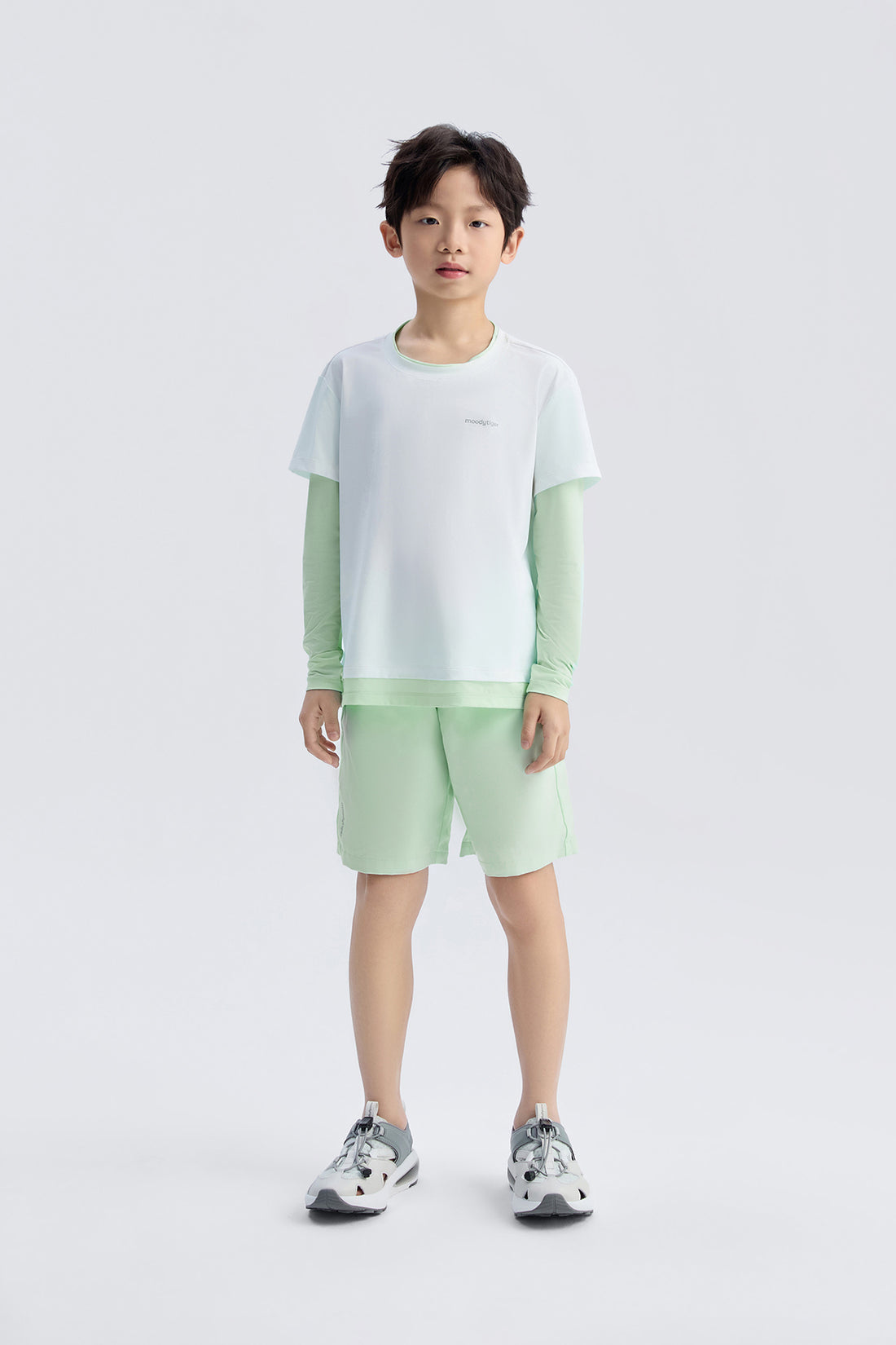 2-in-1 Long Sleeves Tee **Cloud Dancer**