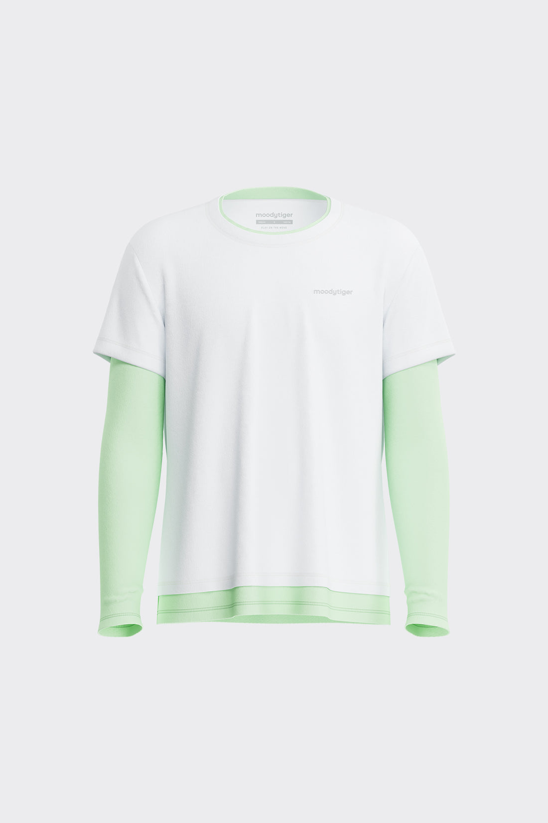 2-in-1 Long Sleeves Tee **Cloud Dancer**