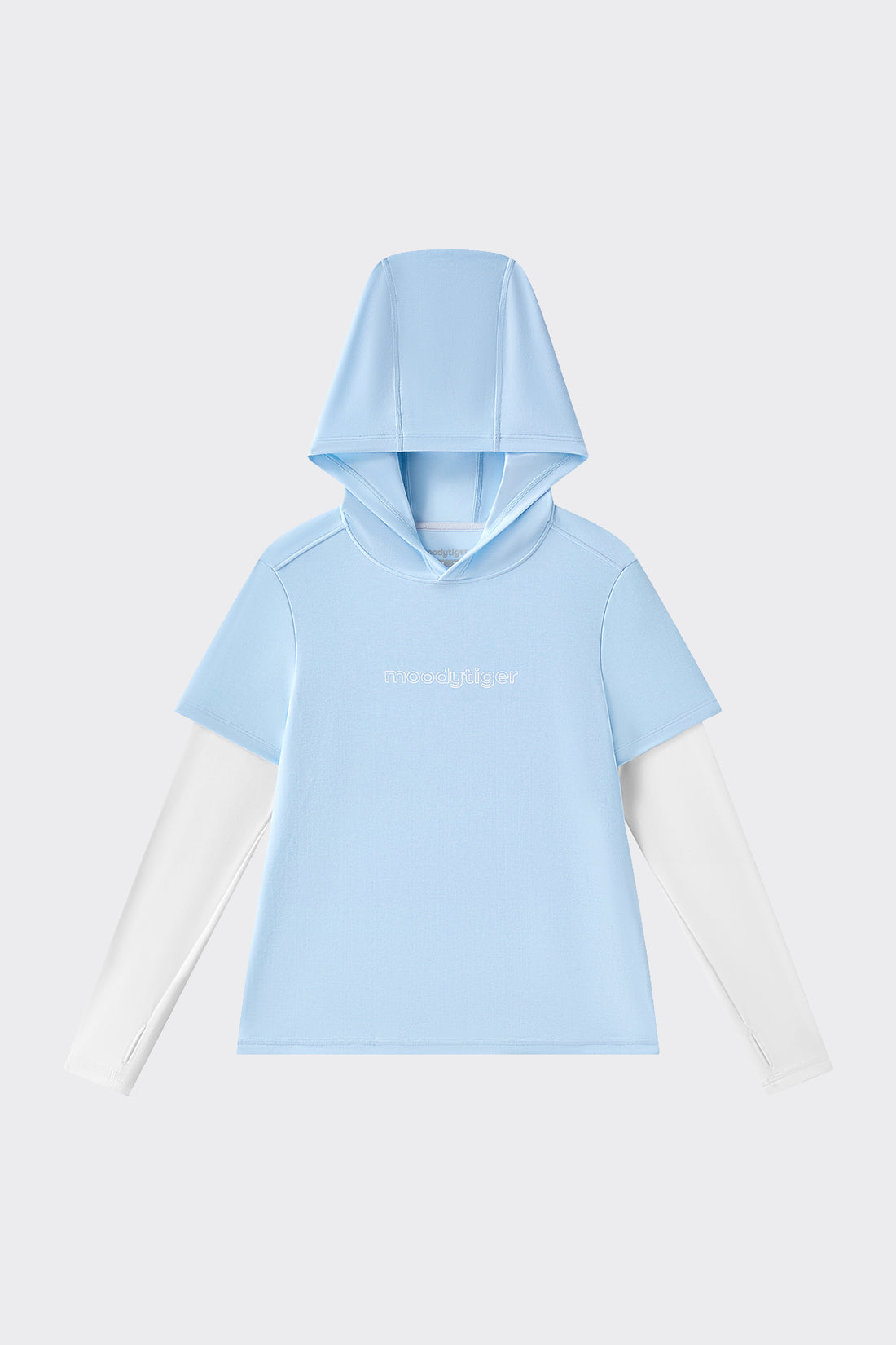 2-in-1 Long Sleeves Tee **Ice Water**