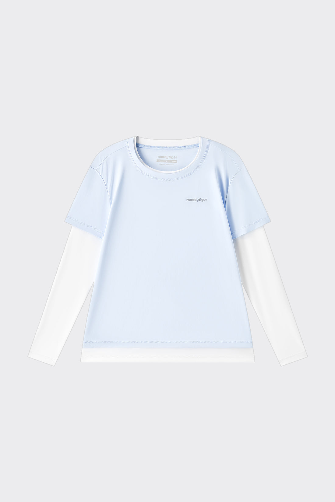 2-in-1 Long Sleeves Tee **Ice Water**