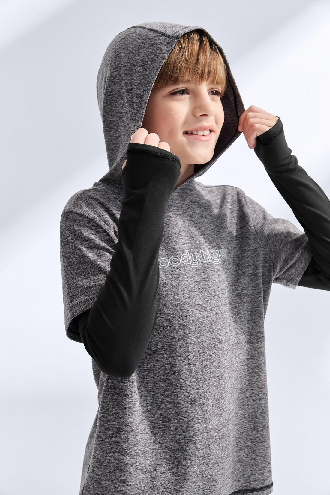2-in-1 Long Sleeves Tee **Mocha**