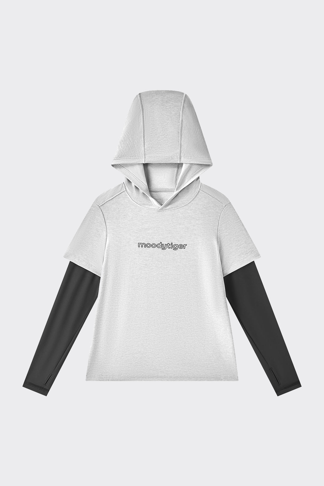 2-in-1 Long Sleeves Tee **Moon Grey**
