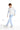2-in-1 Long Sleeves Tee **White Blue**