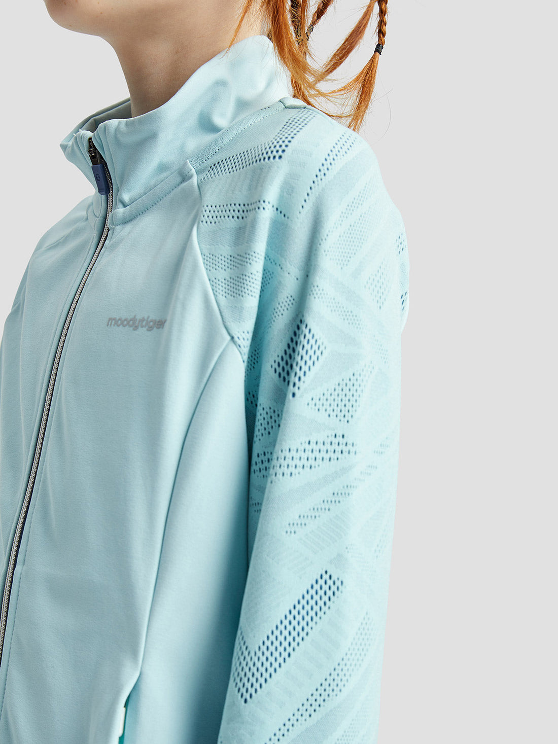 On Ice Color Block Jacket **Canal Blue**