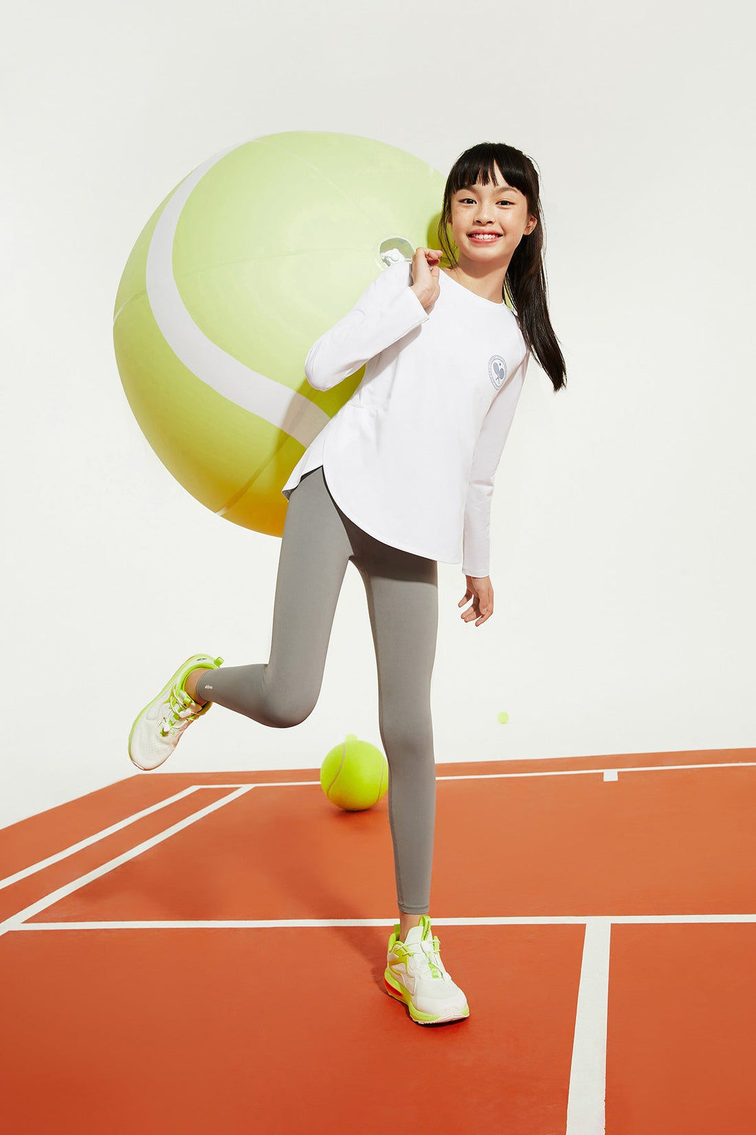 Tennis Long Sleeves Tee **Cloud Dancer**