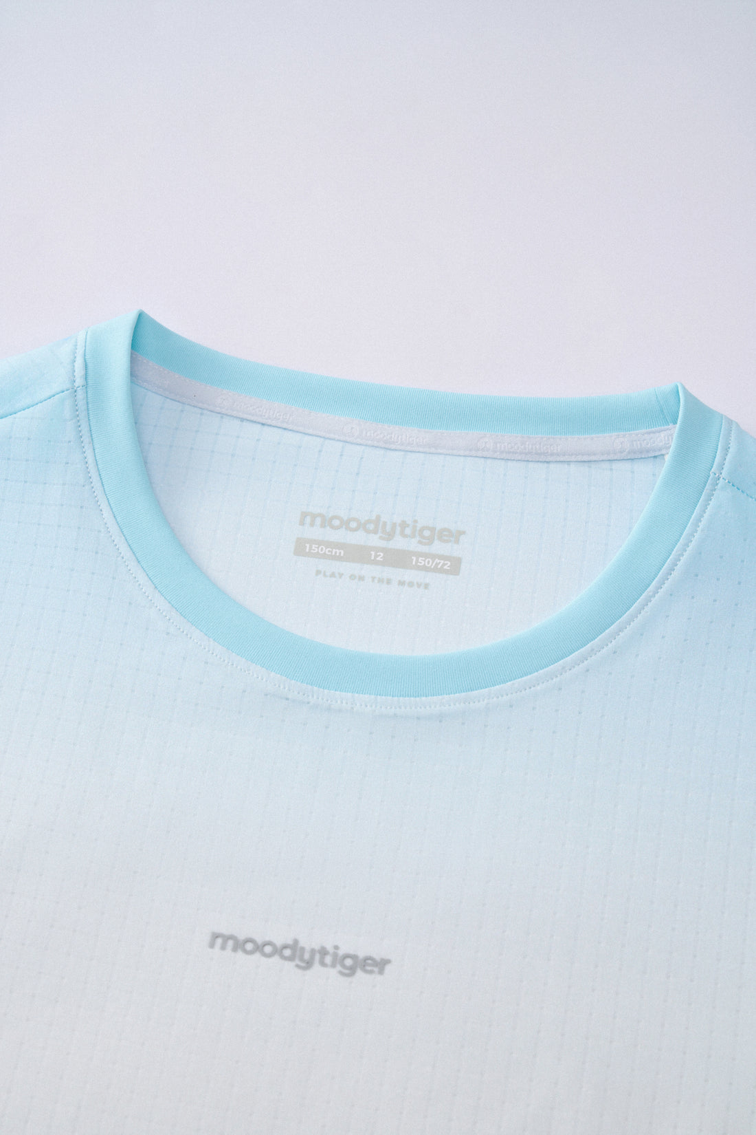 Air Supply Gradient Short Sleeve **Spectrum White Cyan**