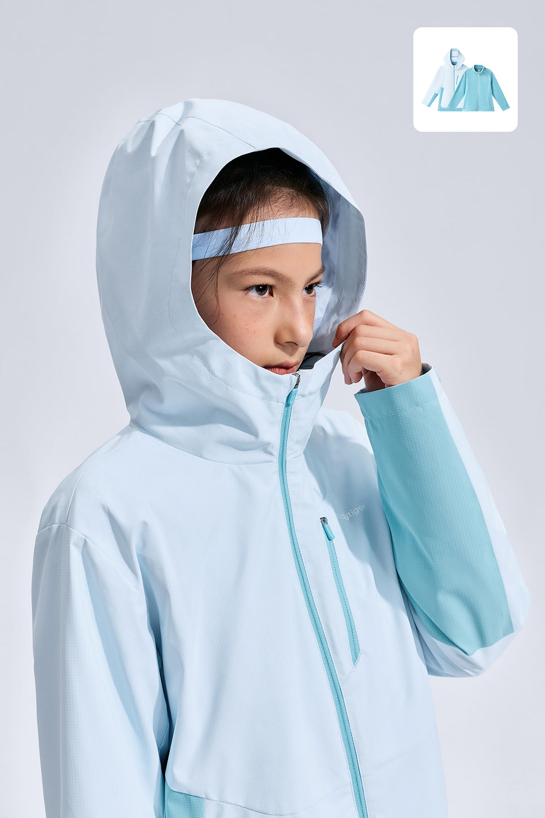 3-in-1 Fleece Jacket **Ice Water**