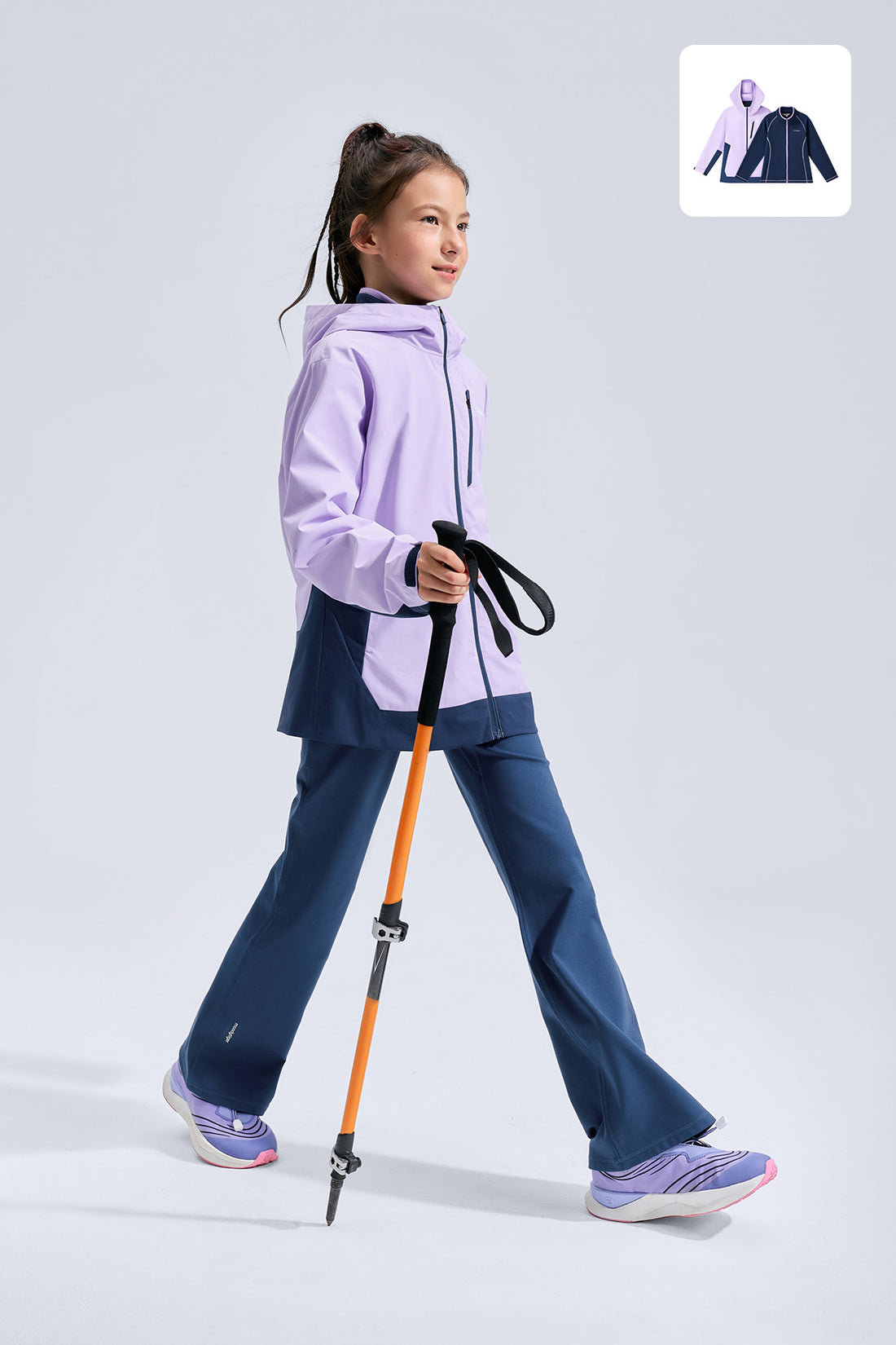 3-in-1 Fleece Jacket **Taro Purple**