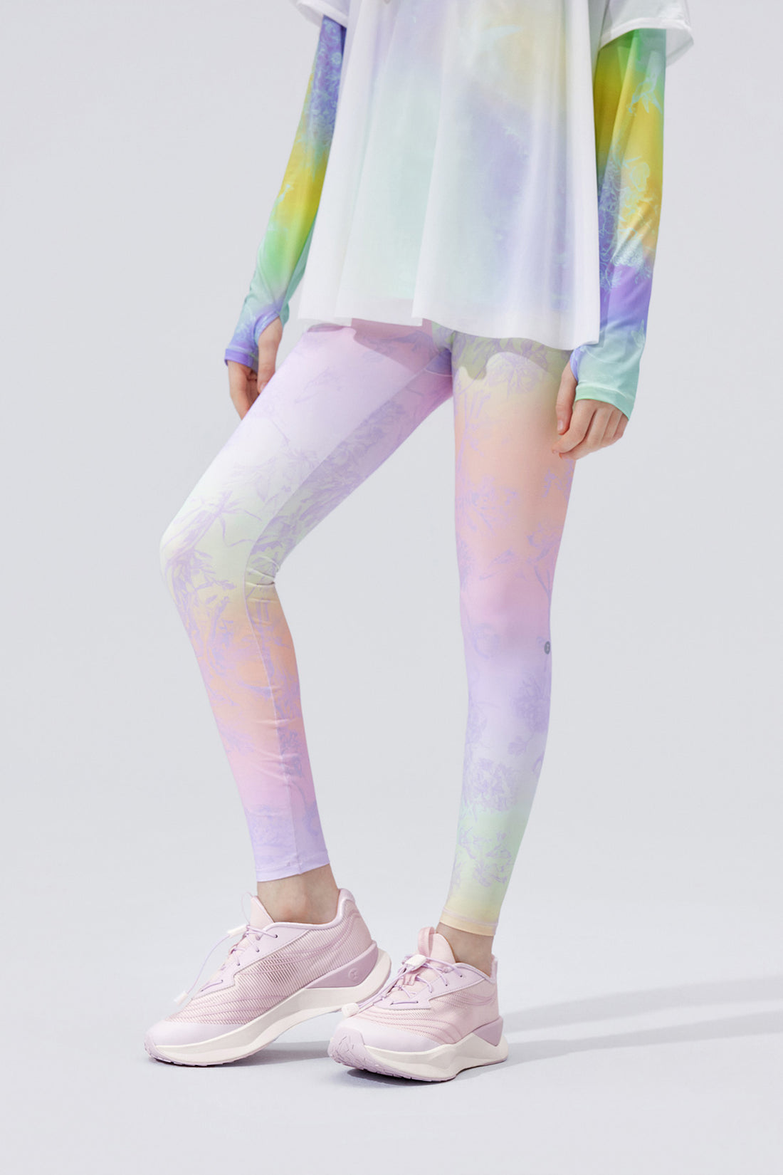 Cloudie Air Leggings **Jouy Pastel Violet**