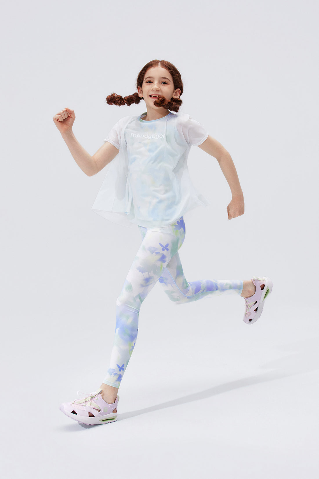Cloudie Air Printed Leggings **Bloom Romance Blue**