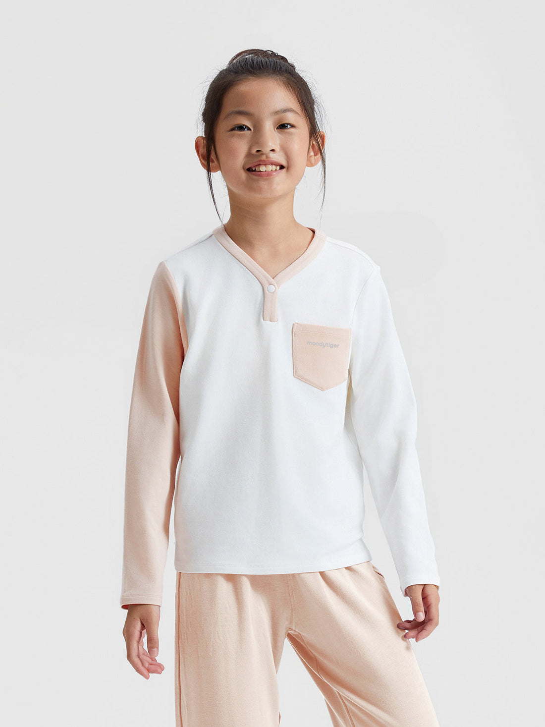 Color Block Lounge Top