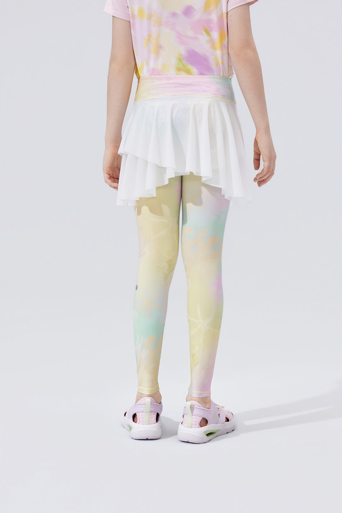 Fairy 2-in-1 Leggings **Color Coral Yellow**