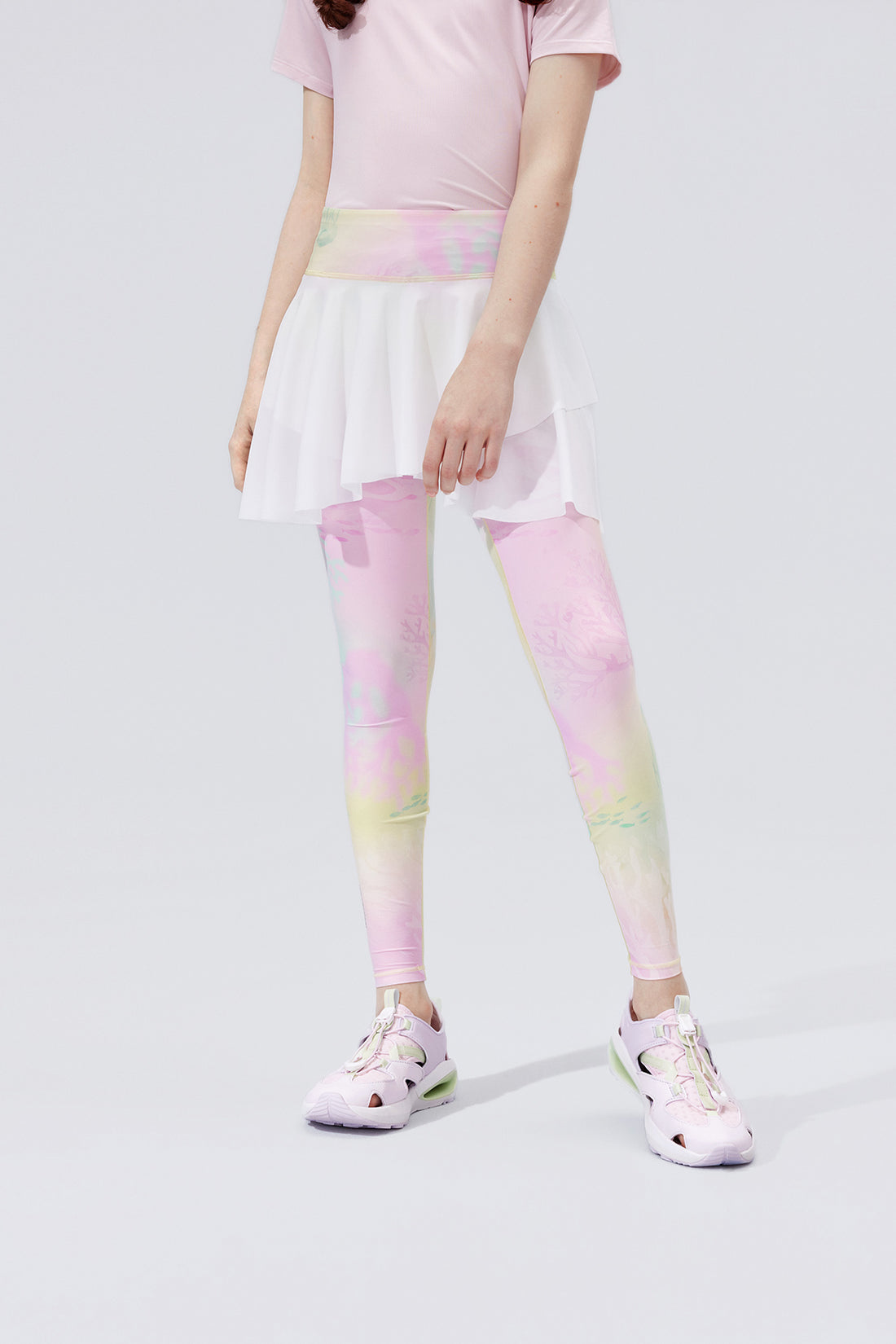 Fairy 2-in-1 Leggings **Color Coral Yellow**