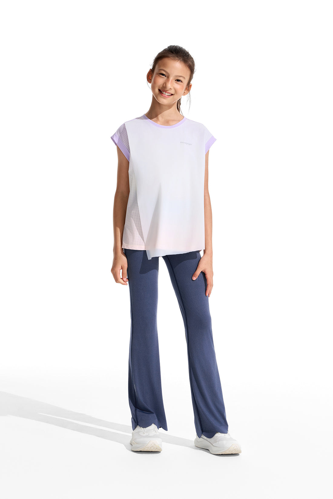 Air Supply 2 Layers Short Sleeve **Rose Quartz Purple**