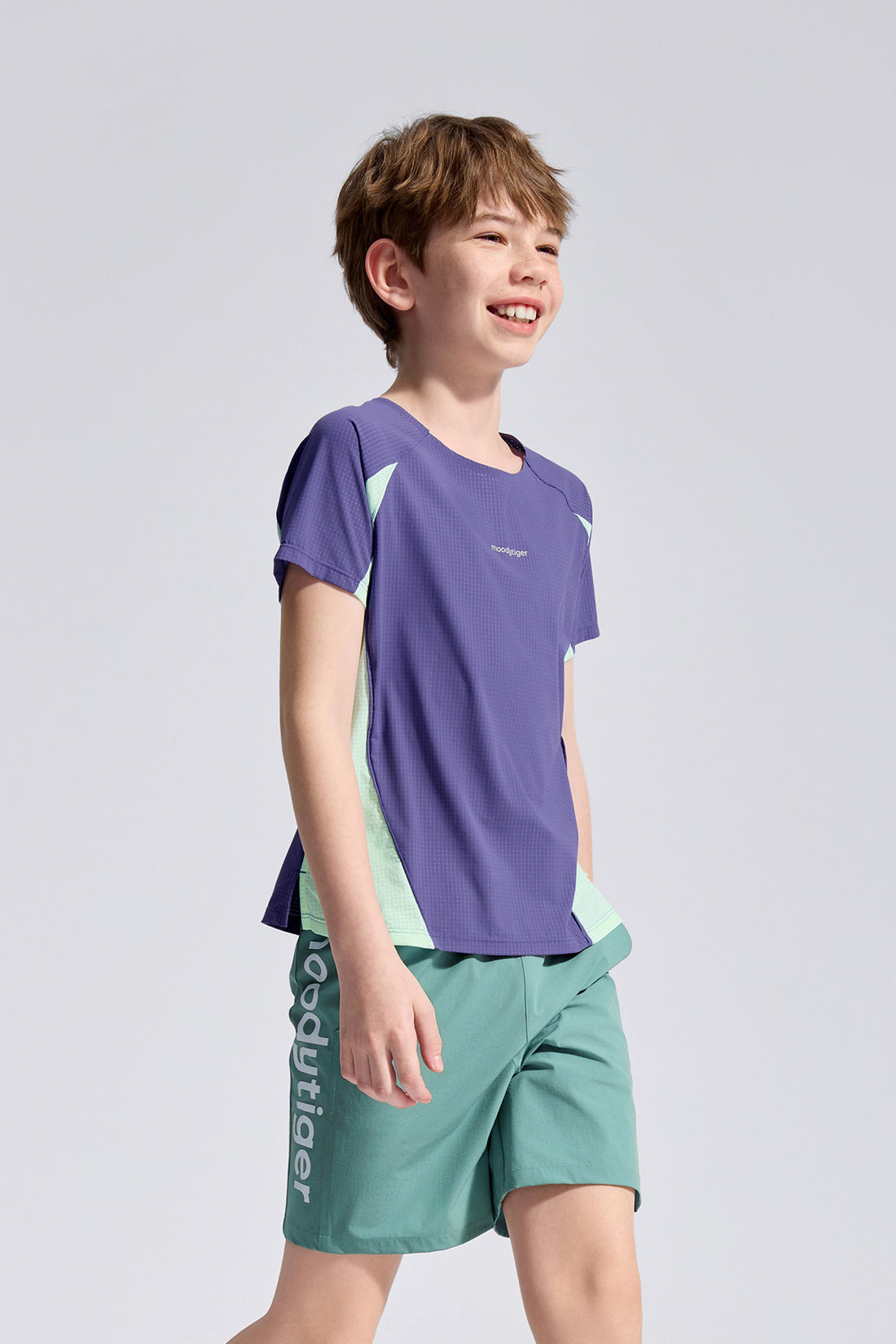Air Supply Color Blocking Sports Tee **Future Dusk**