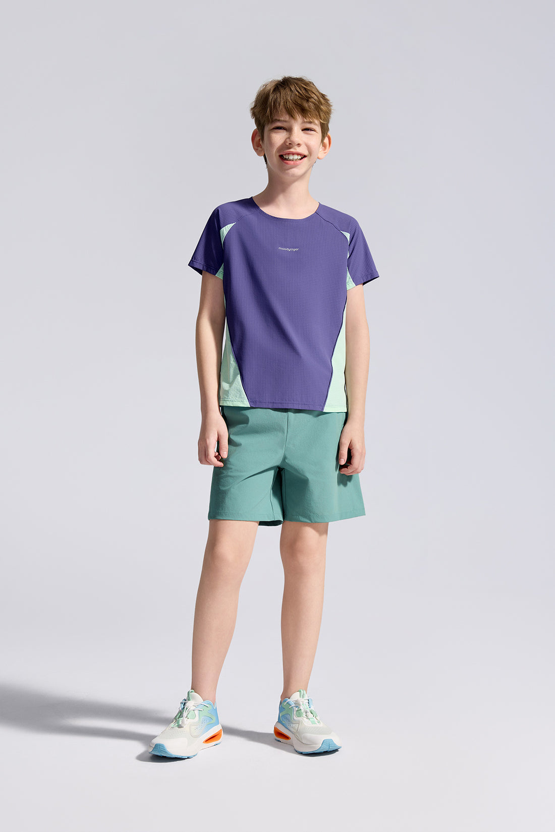 Air Supply Color Blocking Sports Tee **Future Dusk**