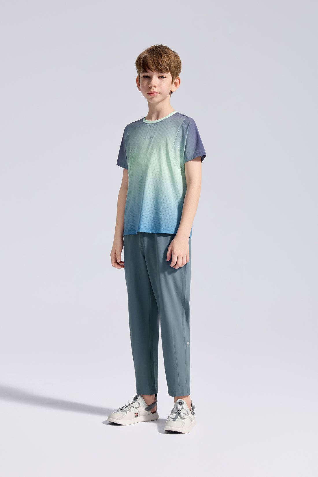 Air Supply Gradient Short Sleeve **Spectrum Blue Cyan**