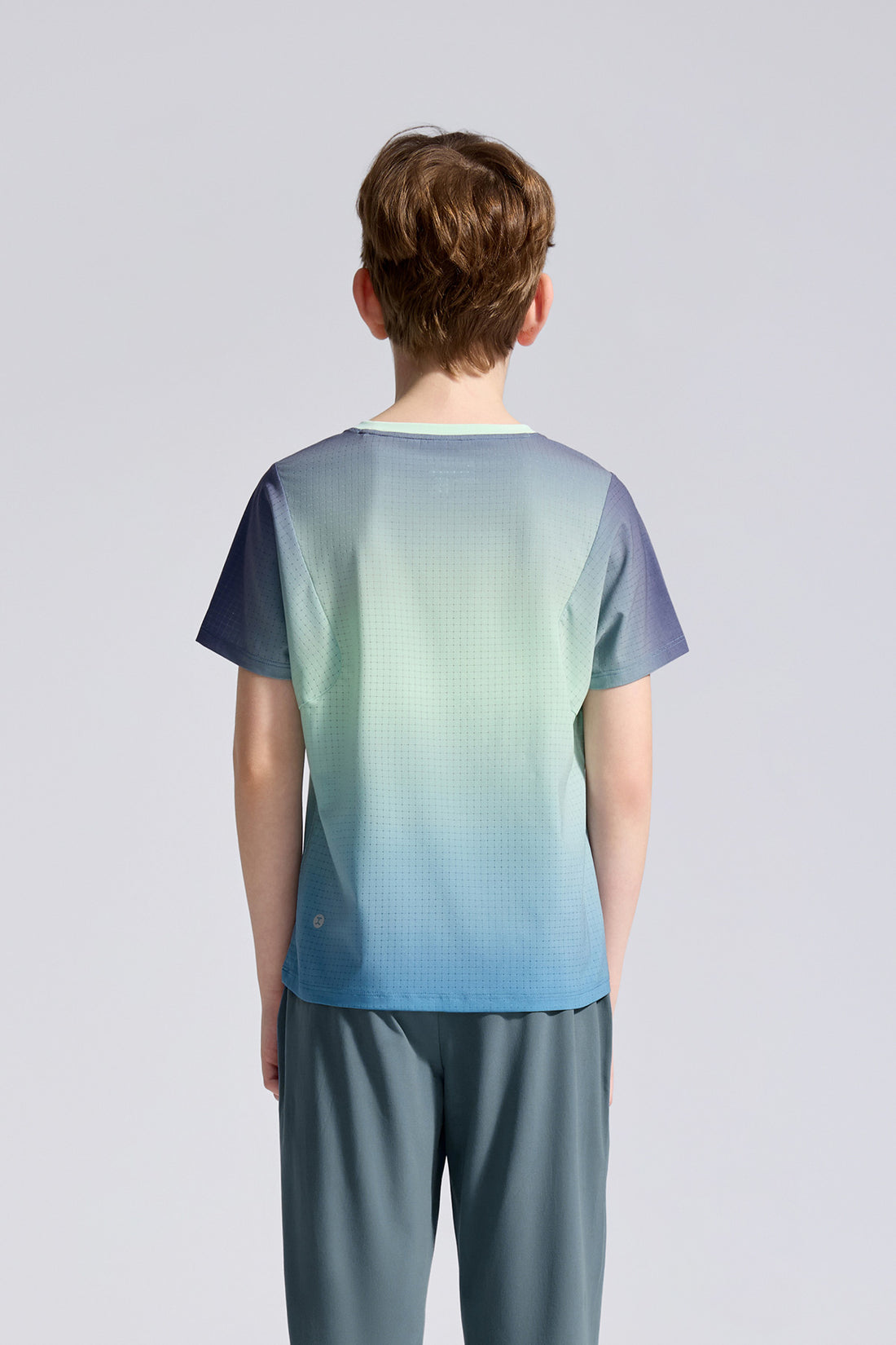 Air Supply Gradient Short Sleeve **Spectrum Blue Cyan**