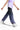 Air Supply Gradient Wide Leg Pants **Twilight Purple Black**