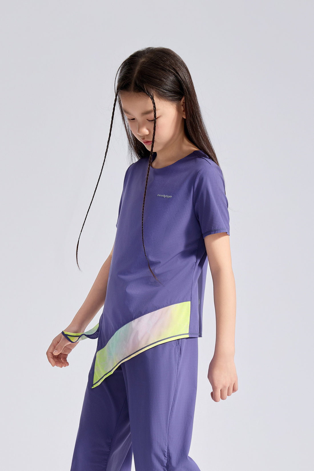 Air Supply Side Tie Short Sleeve Tee **Future Dusk**