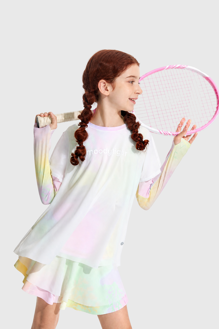 Fairy Long Sleeve Tee **Color Coral Yellow**