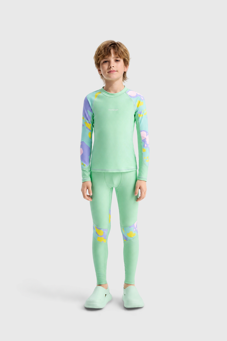 Waverider Long Sleeve Rashguard **Ice mint**