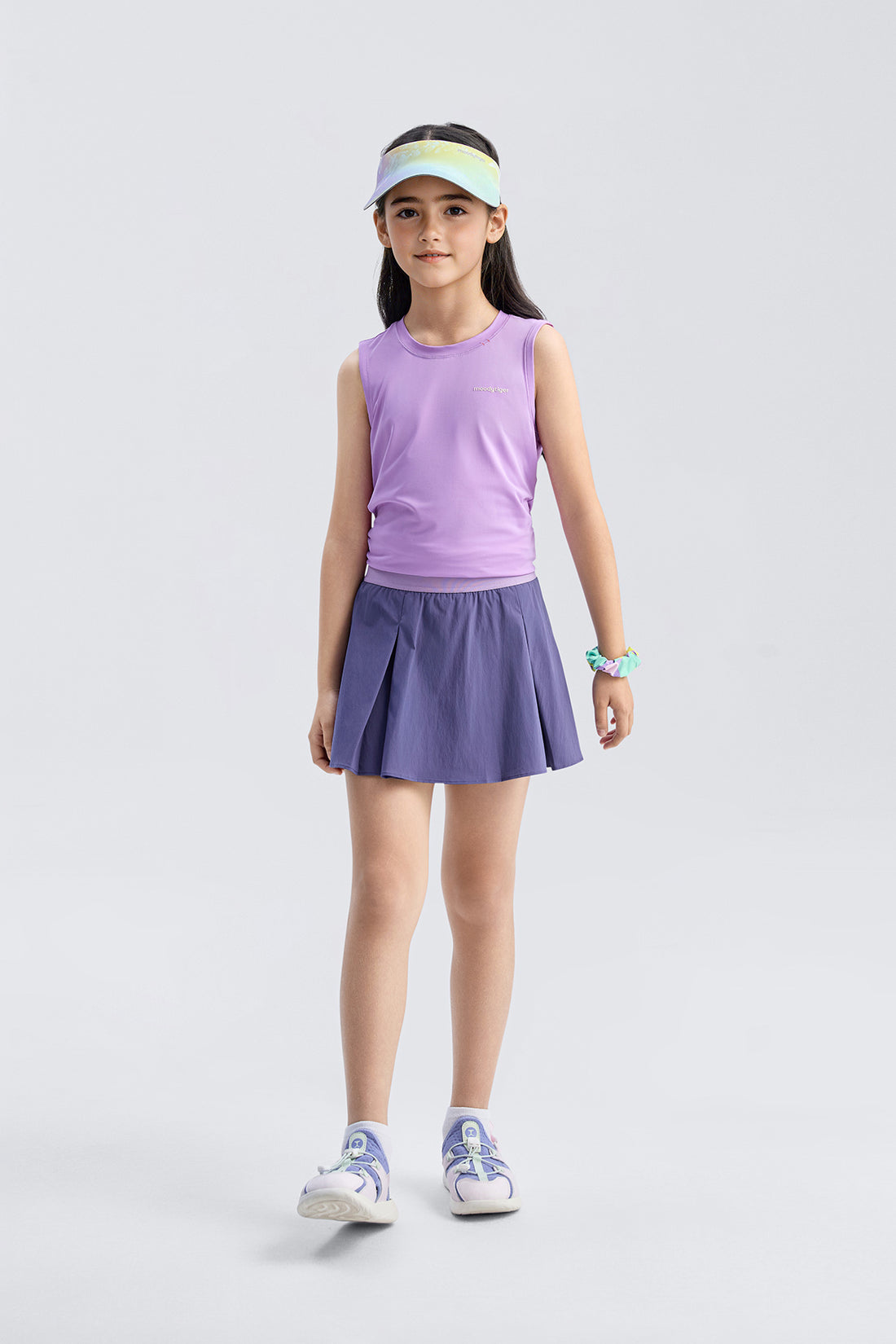 Bubble Pleated Skirt **Future Dusk**