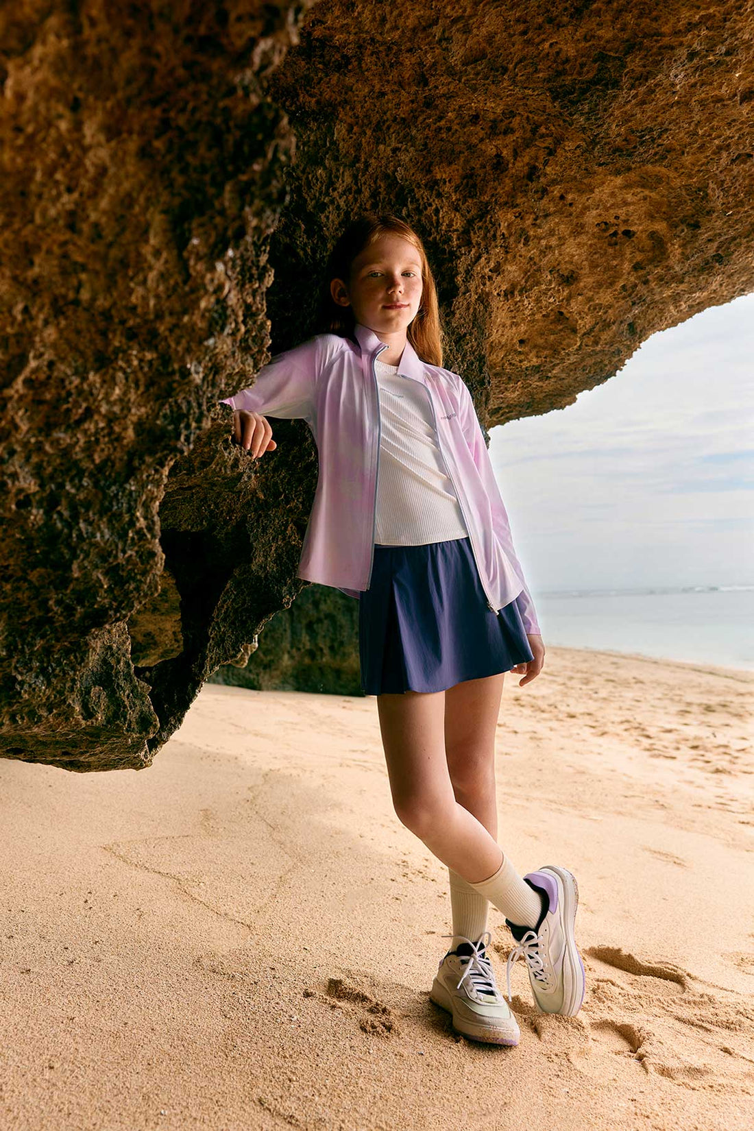 Bubble Pleated Skirt **Future Dusk**