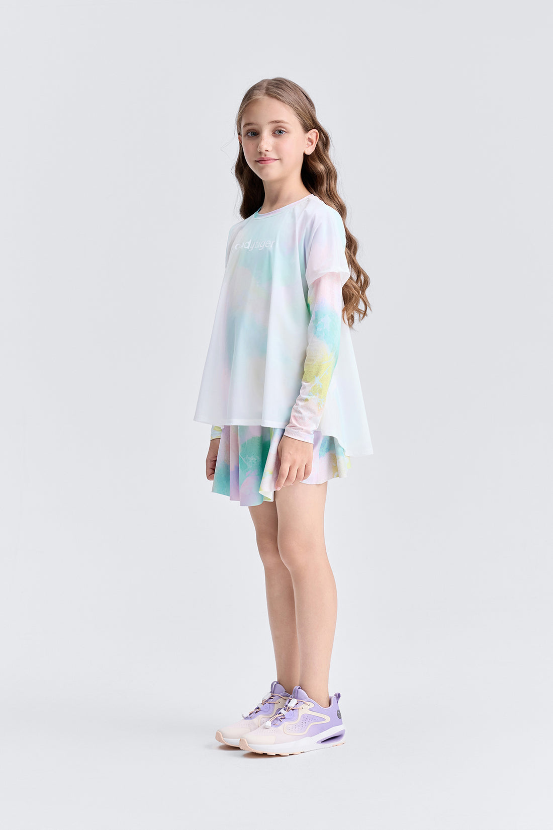 2-in-1 Light Weight Long Sleeve Tee **Dream Pink**