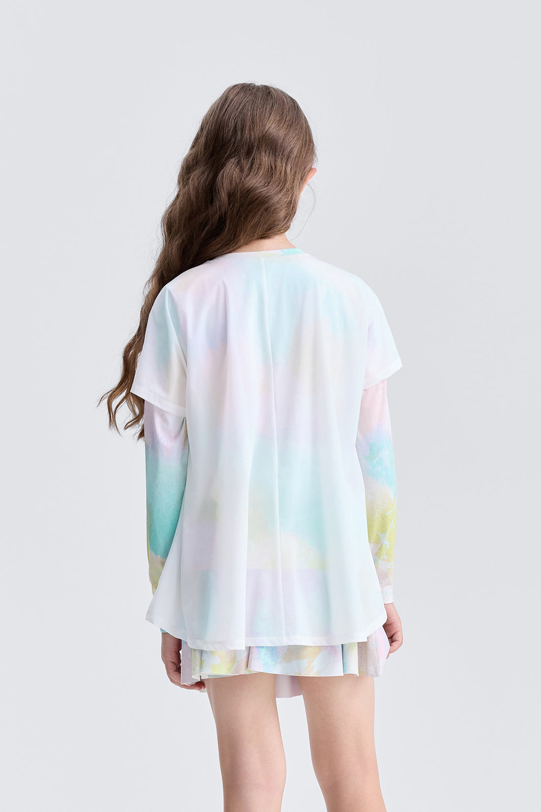 2-in-1 Light Weight Long Sleeve Tee **Dream Pink**