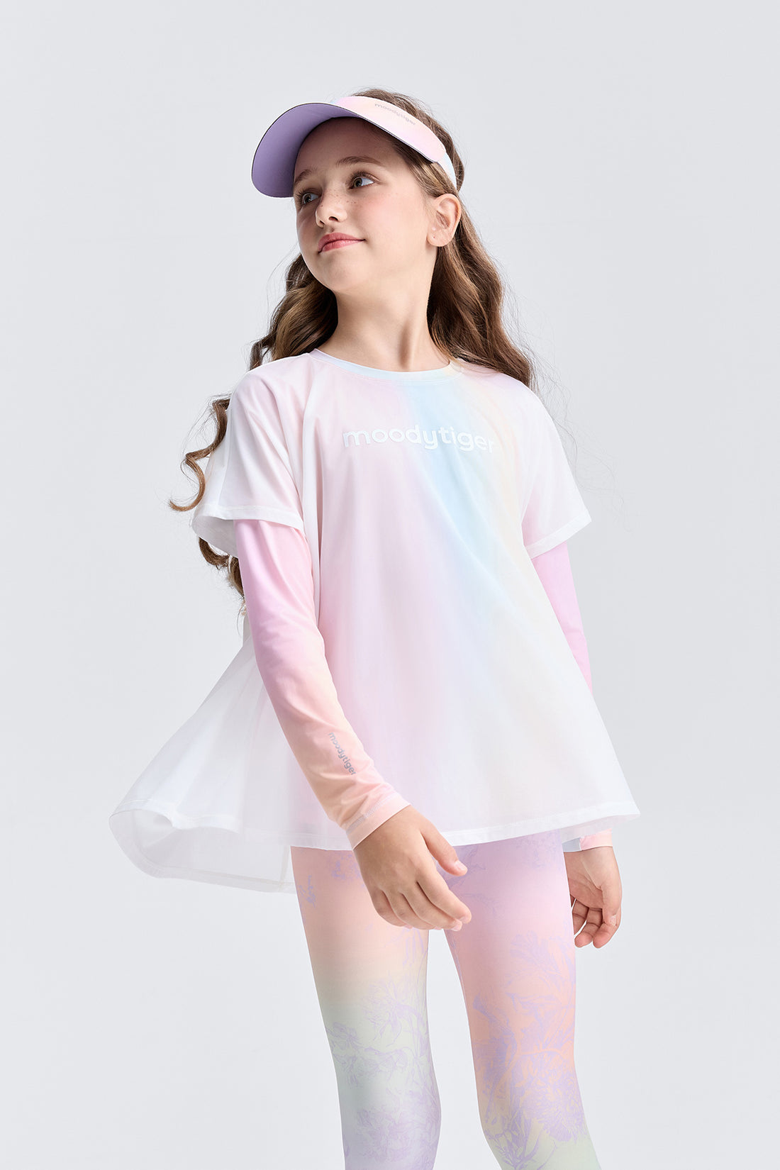 2-in-1 Light Weight Long Sleeve Tee **Gomera Spectrum**