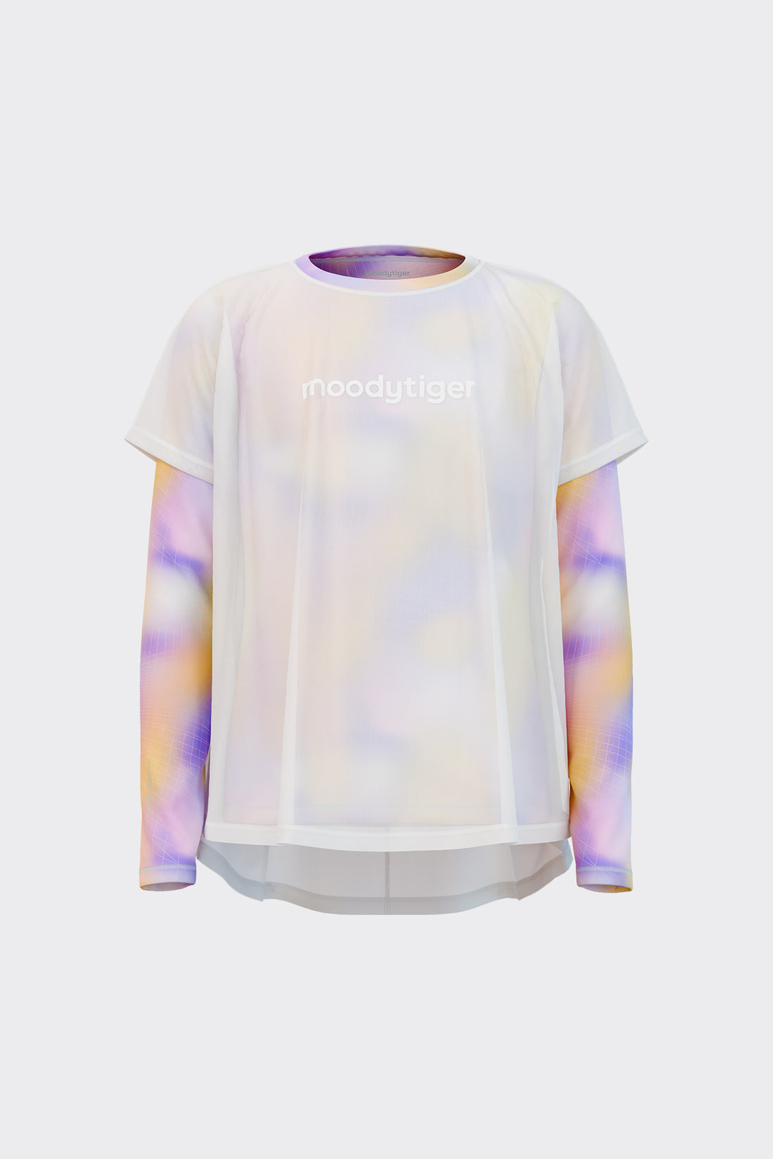 2-in-1 Light Weight Long Sleeve Tee **illusion pink**