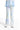Cloudie Air Printed Bootcut Leggings **Bloom Romance Blue**