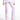 Cloudie Air Printed Bootcut Leggings **Color Coral Pink Purple**