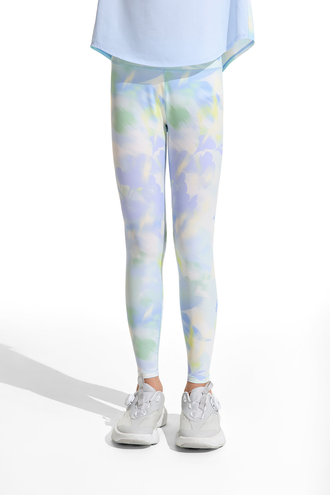 Cloudie Air Printed Leggings **Bloom Romance Blue**
