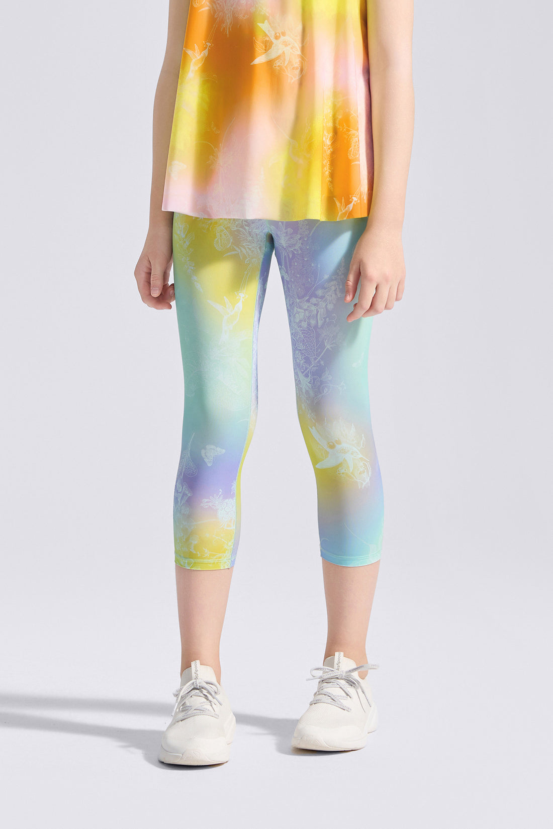 Cloudie Air Printed Leggings **Gradient Buzz Cyan**
