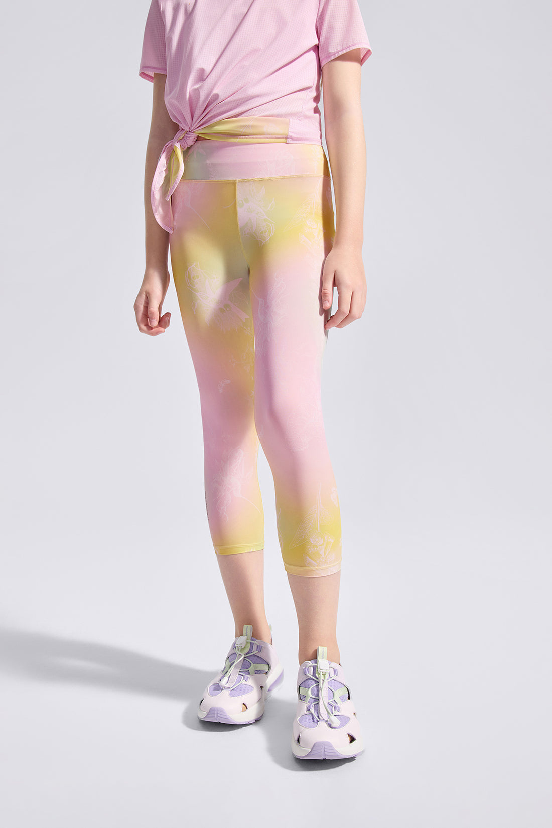 Cloudie Air Printed Leggings **Gradient Buzz Pink**