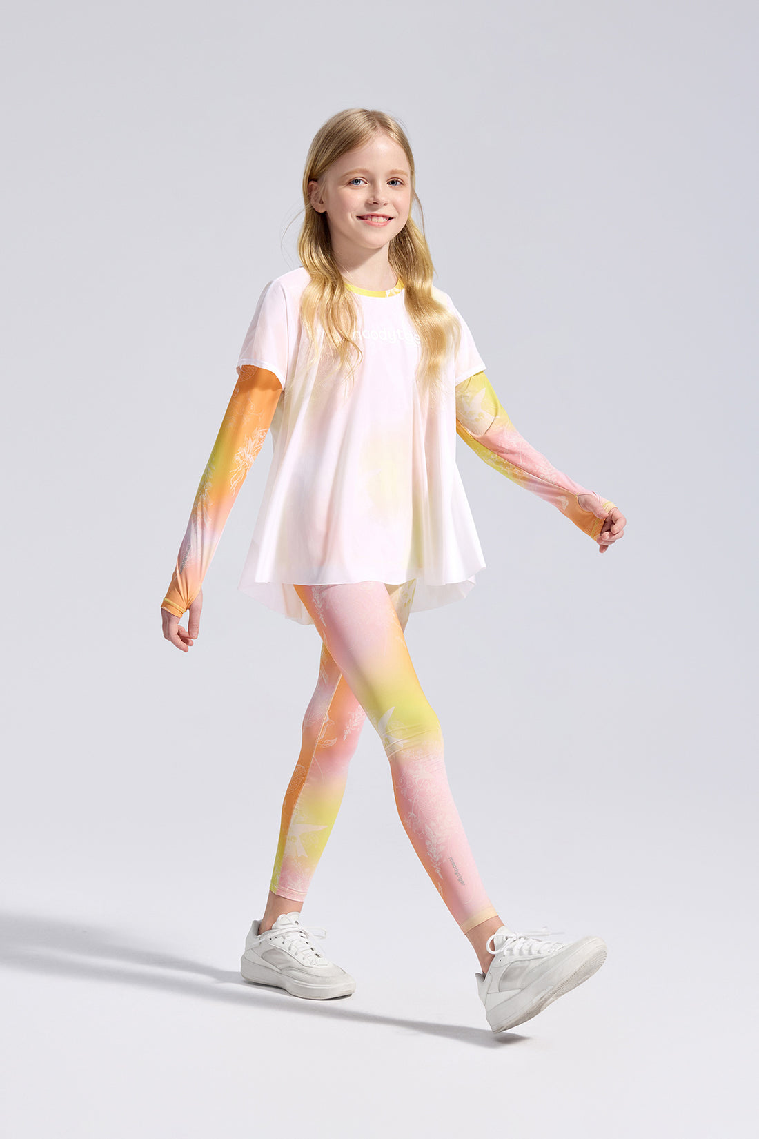 Cloudie Air Printed Leggings **Gradient Buzz Yellow**