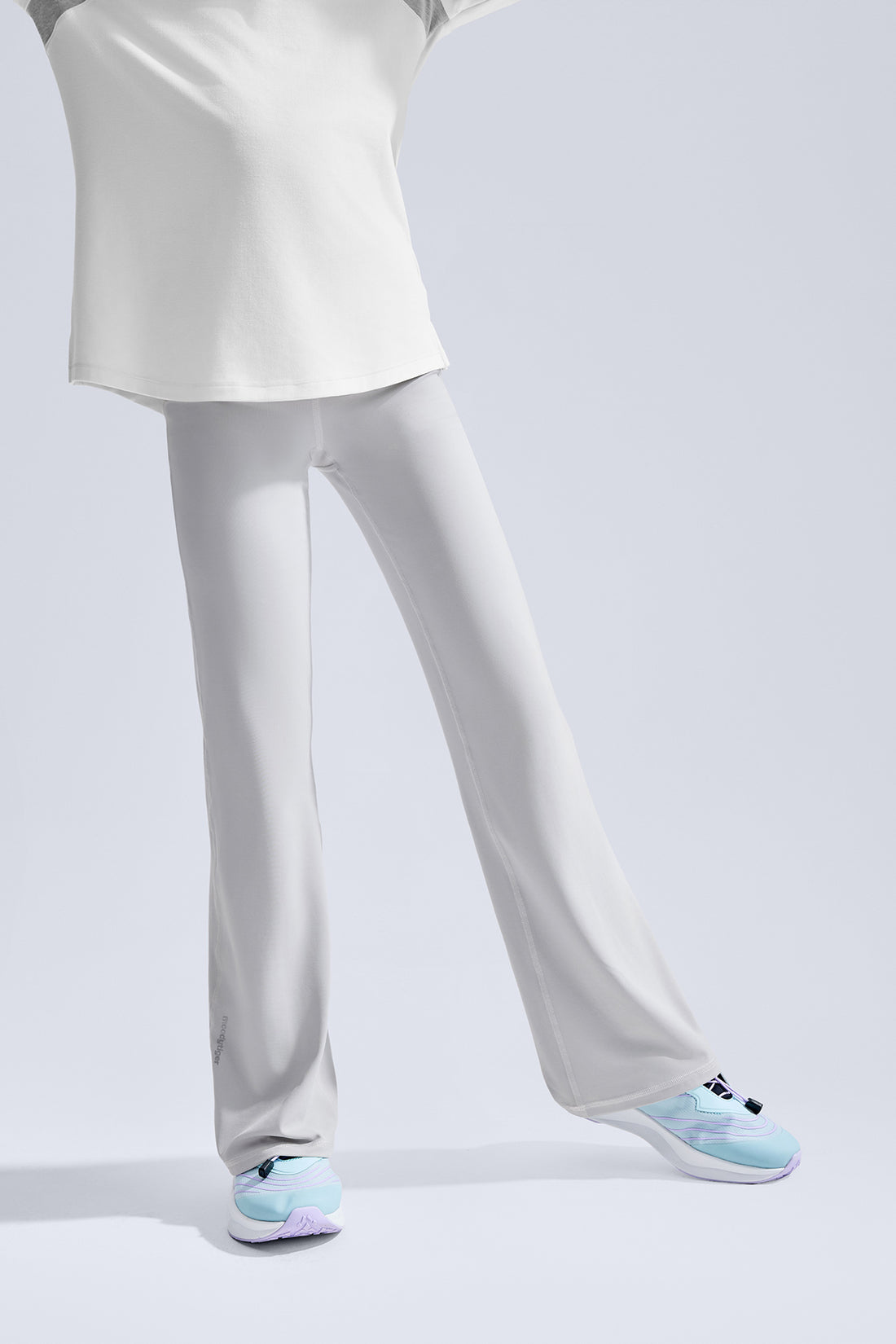 Cloudie Essential Bootcut Leggings  **Moon Grey**