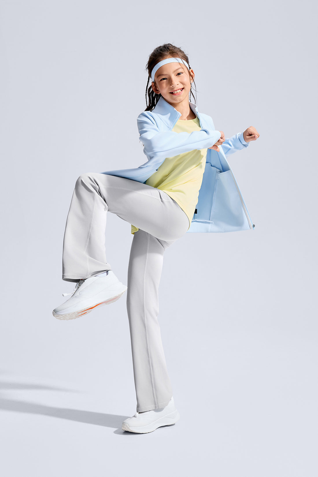 Cloudie Essential Bootcut Leggings  **Moon Grey**