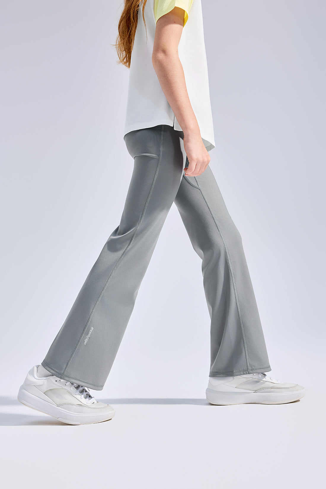 Cloudie Essential Bootcut Leggings **Quiet Grey**
