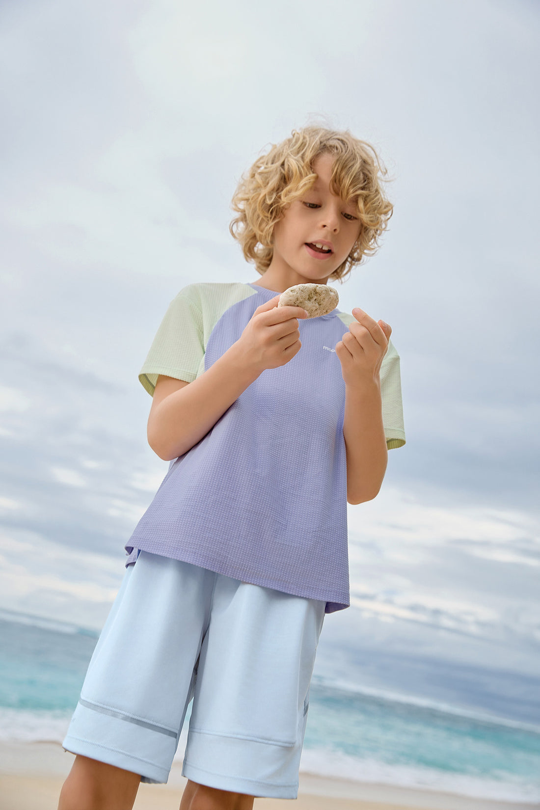 Colour Blocking Short Sleeve **Cornflower**