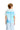 Colour Blocking Short Sleeves **Blue Glass**
