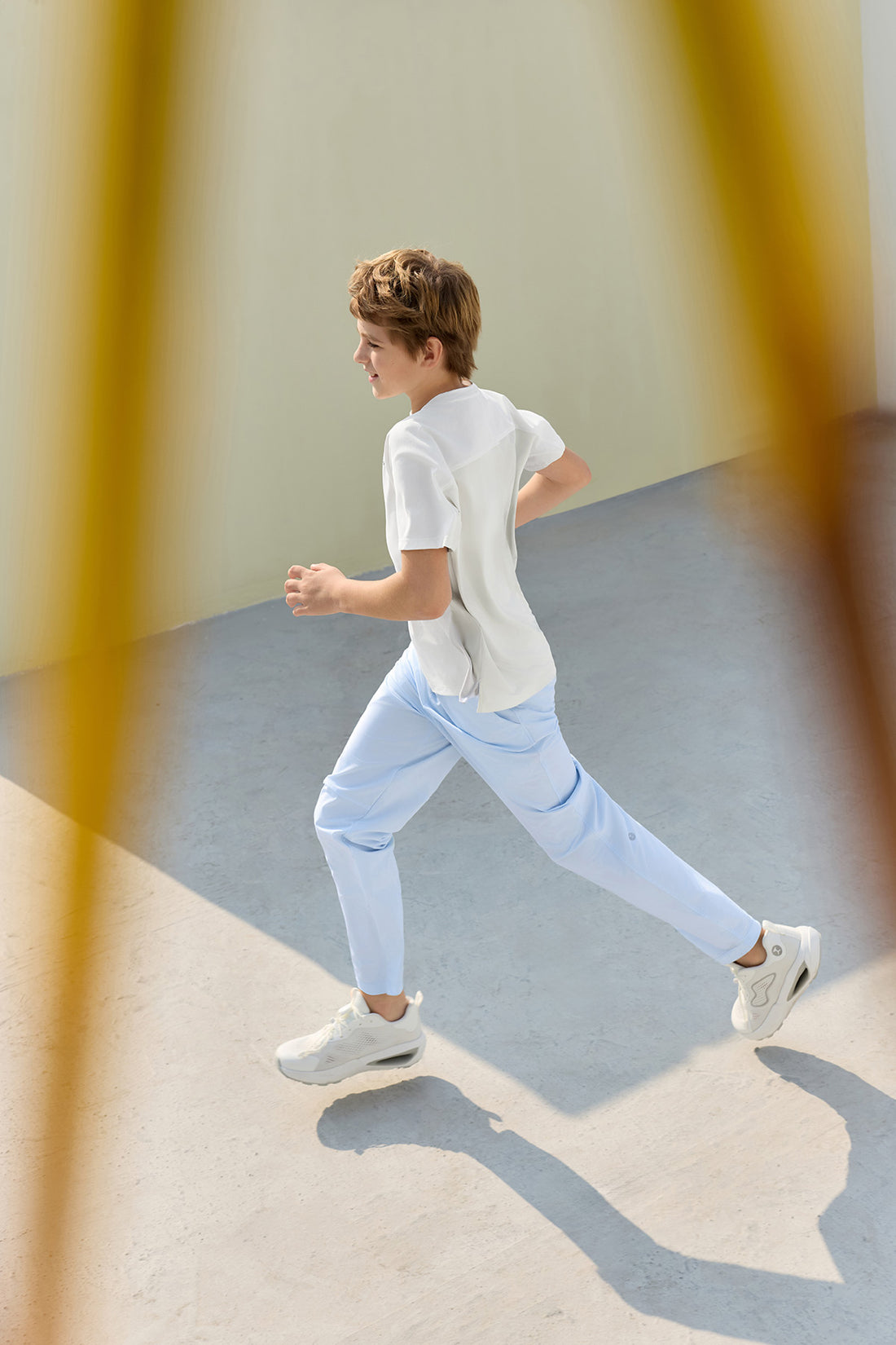 Colour Blocking Short Sleeves **Cloud Dancer**