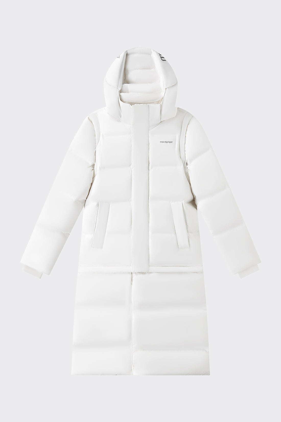 Convertible Down Jacket **Cloud Dancer**