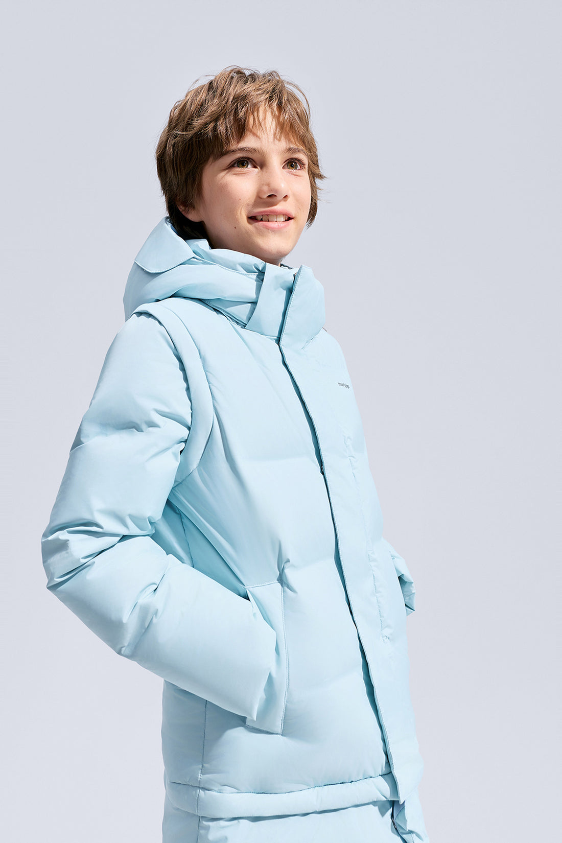 Convertible Down Jacket **Ice Water**