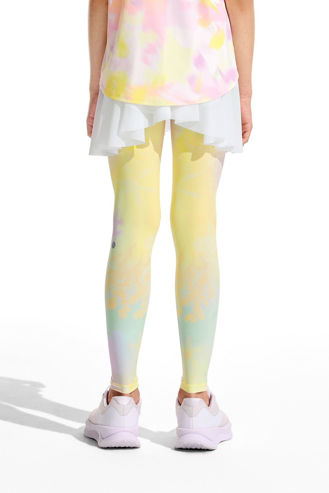 Fairy 2-in-1 Leggings **Color Coral Yellow**